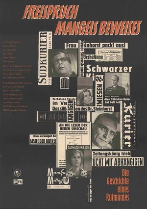 Film poster for "Freispruch mangels Beweises"