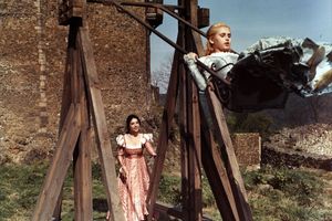 Film still for "Die Geschichte von der Gänseprinzessin und ihrem treuen Pferd Falada"