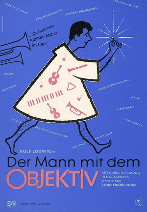Film poster for "Der Mann mit dem Objektiv"