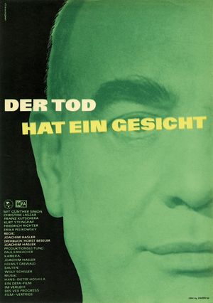 Film poster for "Der Tod hat ein Gesicht"