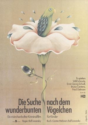 Film poster for "Die Suche nach dem wunderbunten Vögelchen"
