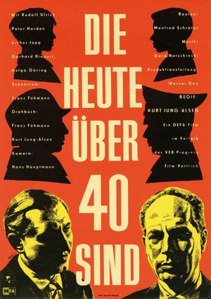 Film poster for "Die heute über 40 sin