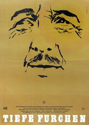 Film poster for "Tiefe Furchen"