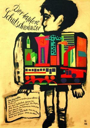 DER TAPFERE SCHULSCHWÄNZER Film poster for "Der tapfere Schulschwänzer"