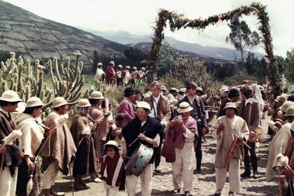 Film still for "Die Besteigung des Chimborazo"