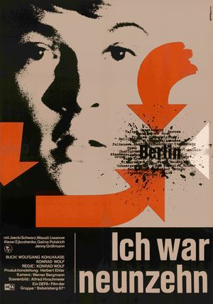 Film poster for "Ich war neunzehn"