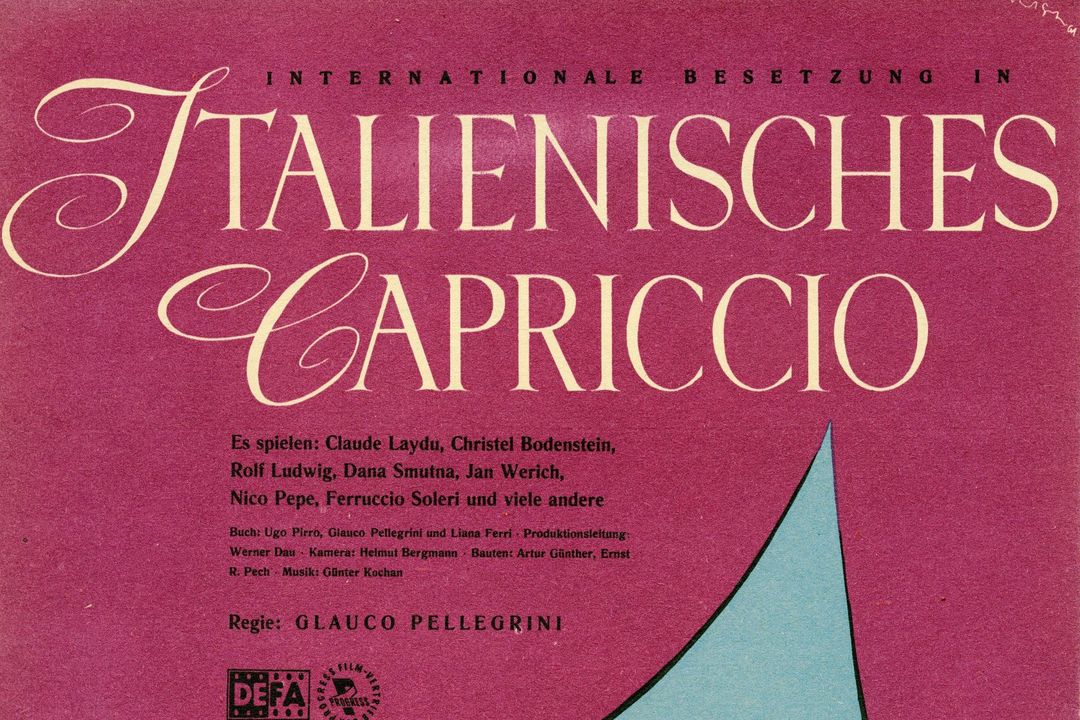 Filmdetails Italienisches Capriccio (1961) DEFA Stiftung