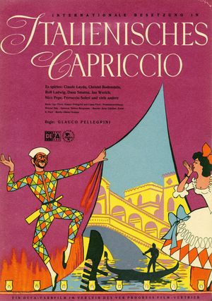 Film poster for "Italienisches Capriccio"