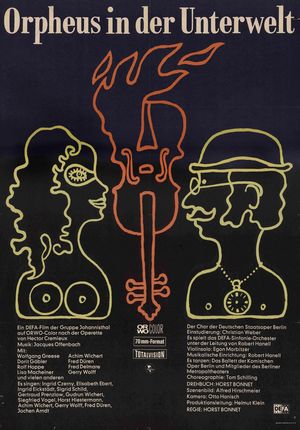 Film poster for "Orpheus in der Unterwelt"