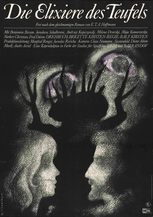 Film poster for "Die Elixiere des Teufels"