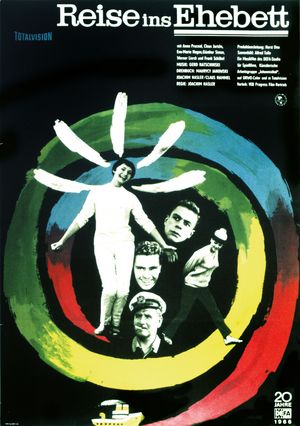 Film poster for "Reise ins Ehebett"