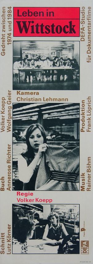 LEBEN IN WITTSTOCK Filmplakat zu "Leben in Wittstock"