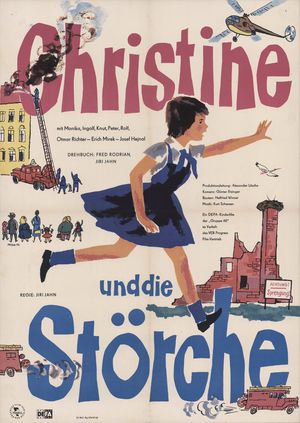 CHRISTINE UND DIE STÖRCHE Film poster for "Christine und die Störche"