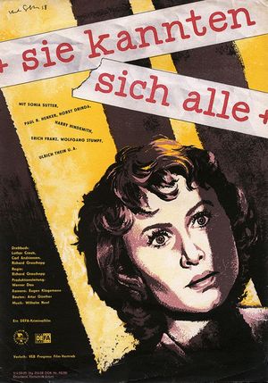 Film poster for "Sie kannten sich alle"