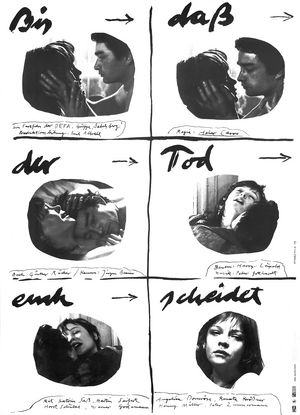  Film poster for "Bis dass der Tod euch scheidet"