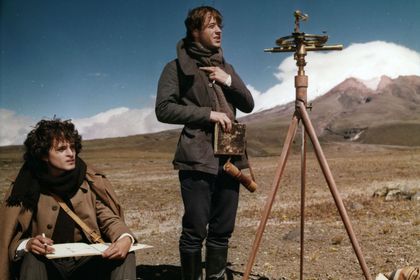 Film still for "Die Besteigung des Chimborazo"