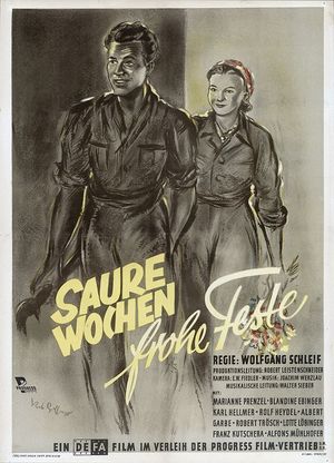 Film poster for "Saure Wochen - Frohe Feste"