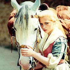 Filmstill zu "Die Geschichte von der Gänseprinzessin und ihrem treuen Pferd Falada"