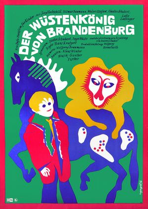 Film poster for "Der Wüstenkönig von Brandenburg"