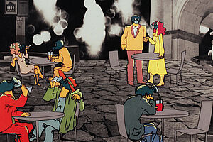 Film still for "Der Kreis"