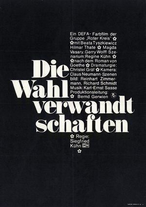 Film poster for „Die Wahlverwandtschaften“