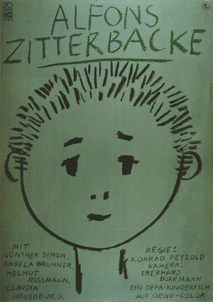 ALFONS ZITTERBACKE Film poster for "Alfons Zitterbacke"