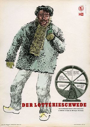 DER LOTTERIESCHWEDE Filmplakat zu "Der Lotterieschwede"