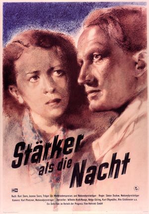Film poster for "Stärker als die Nacht"