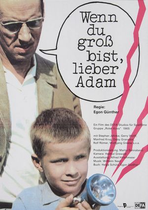 Film poster for "Wenn du groß bist, lieber Adam"