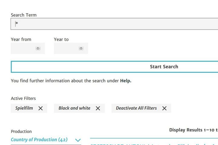 Screenshot of "Active Filter" Screenshot of "Active Filter"