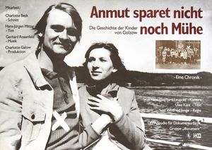 Film poster for "Anmut sparet nicht noch Mühe"