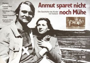 ANMUT SPARET NICHT NOCH MÜHE Film poster for "Anmut sparet nicht noch Mühe"