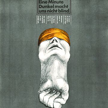 Filmplakat zu "Eine Minute Dunkel macht uns nicht blind"